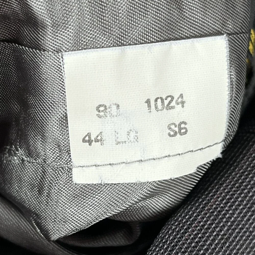 VTG‎ Brooks Brothers Mens 100% Pure Wool Pleated Glen Full Suit Sz 44L Flaw